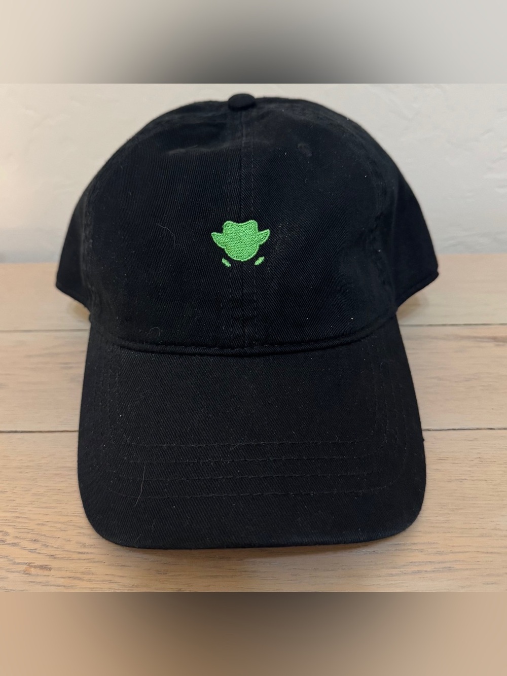 DUOLINGO Hat Duo the Owl Embroidered Logo Dad Black Green Baseball Cap America